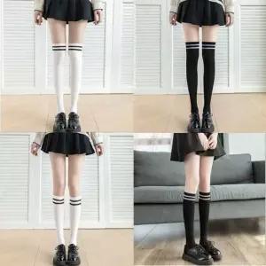 골프 스타킹 니삭스 팬티 줄무늬 투톤 니삭스 투톤니삭스 오버니삭스