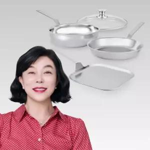 스테니 최화정쇼 무연마제 통5중 스텐팬 4종_(28팬,28사각팬,24웍,24뚜껑)104107