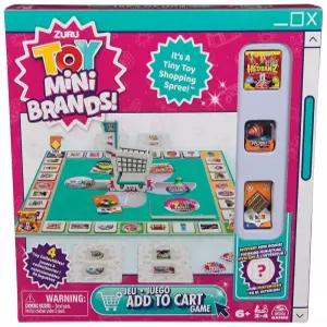 Spin Master Games, 장난감 미니 브랜드 장바구니에 담기 게임, 아동용 작은 쇼핑 스프레, 수집용 4개 포함