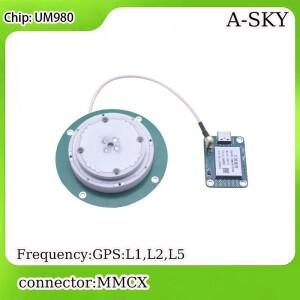 GNSS 전체 주파수 센티미터 레벨 저전력 고정밀 UM980 모듈  RTK 차동 방향 찾기 UAV GPS
