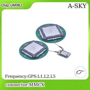 GNSS 전체 주파수 센티미터 수준 저전력 고정밀 UM982 모듈 RTK 차동 방향 찾기 UAV GPS