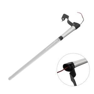 라이트 안테나 마스트 직접 장착 외부 12V ABS 자동차 액세서리 깃대