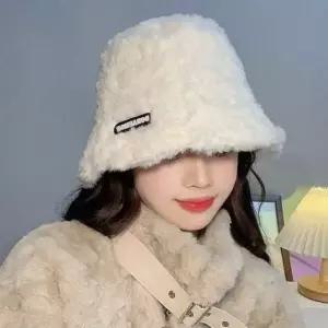 여성용 겨울 방한 벙거지모자 부드러운 퍼 라벨 넥워머 목도리 워머 방한모자 아동넥워머