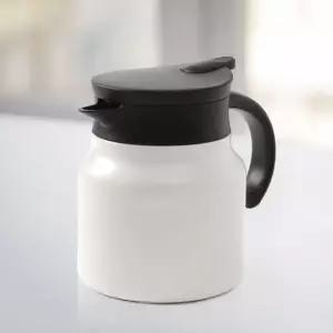 보온주전자 화이트 750ml 이중진공