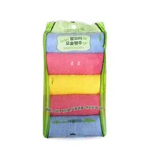 요술행주 극세사행주 주방 걸레 손걸레 세차 수건 손타월 5P