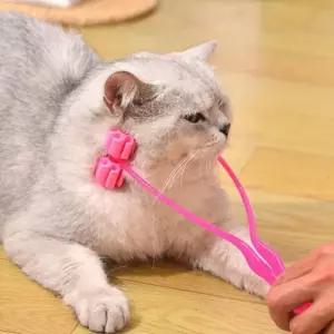얼굴 고양이 마사지 롤러 반려동물 목 다리 안마기 소프트 고양이마사지