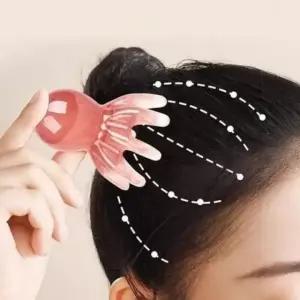 마사지기 문어 림프 목 두피 지압 마사지 괄사빗 목마사지 건강용품