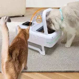 반려동물 센서 일반 자동급식기 고양이 흰색 자동스마트 반려묘 인식 지능형 버전