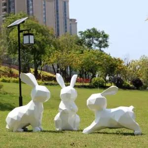 토끼조형물 포토존 인형 펜션 카페 토끼 조형물 석상 세트