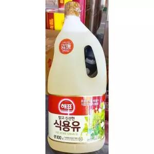 해표 대두유 1.8L/기름병/기름/업소용/식용유/대용량/식용유통/용기/세트/식용유병/주방/대형/기름통/구이