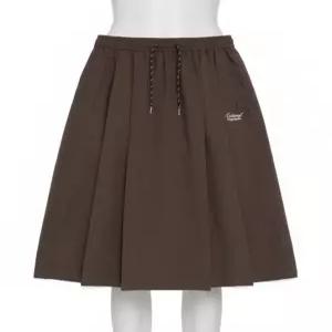 내셔널지오그래픽 N261WSK900 여성 코튼 A라인 플리츠 스커트 BROWN N900080