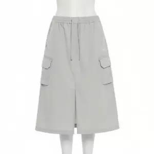 내셔널지오그래픽 N261WSK960 여성 오르카 타슬란 A라인 카고 스커트 L GREY N960