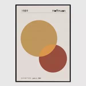 그림액자 슬림액자 1989 Hoffman A3사이즈 거실액자 깔끔한액자 공간그림