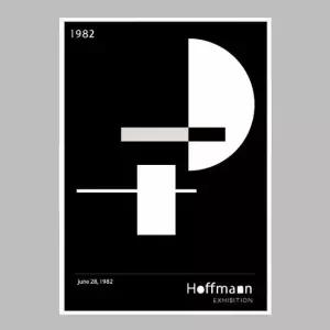 그림액자 슬림액자 1982 Graphic A3사이즈 거실액자 깔끔한액자 공간그림