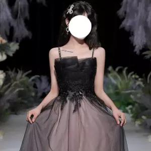 비즈 오프숄더 연주회 유색 블랙 블랙스 웨딩 스