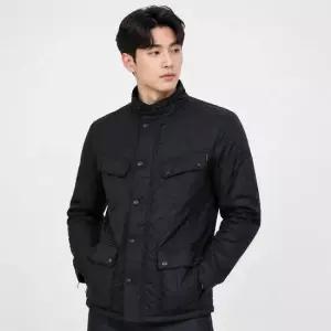 바버 자이언츠데이ARIEL 아리엘 폴라퀼팅 자켓 MQU0365 BK91