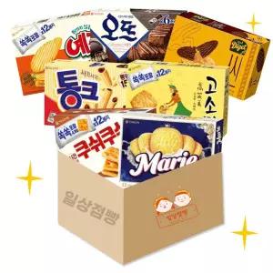 일상점빵 인기만점 대용량 갑과자 간식 박스 세트 7p (MD 추천 픽 / 개별포장)