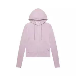 매장정품 SIO STITCH WAFFLE HOOD ZIPUP [BABY PINK]