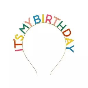 고품질 생일이니셜 파티머리띠 생일머리띠 생일헤어밴드 (WE88784)