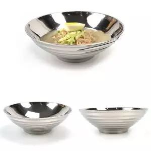 이중 스텐 비빔밥 쌀국수 냉면 그릇 냉면기 24cm 9호 탕대접 (WABEDBB)