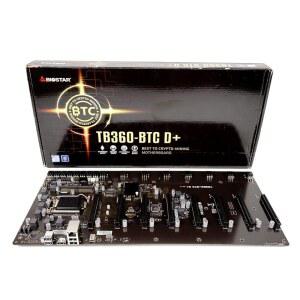 Biostar TB360-BTC D+ (인텔 8세대 및 지원 SODIMM 8 GPU LGA1151 DDR4 9세대) 마이닝 마더보드