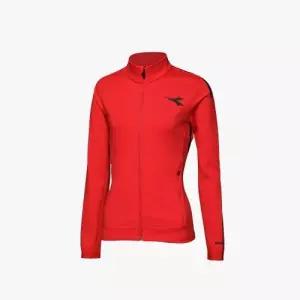 DIADORA 에센셜 트레이닝 자켓 우먼 RED