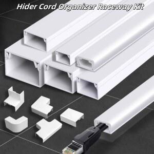 자체 접착 케이블 레이스 바닥 와이어 PVC HIDER 웨이 페인트 컨실러 가능 트렁킹