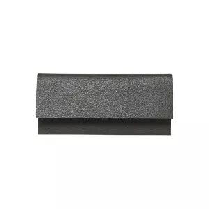 고트 엠보 플랩 장지갑 BROWNBLF1ACP3233W1