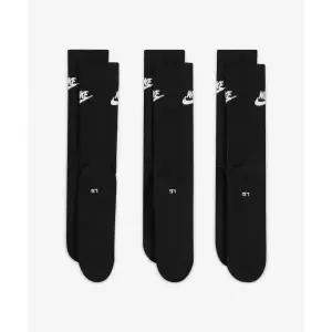 나이키 NIKE 스포츠웨어 에브리데이 에센셜 크루 삭스3켤레 - 블랙:화이트 DX5025-010 493573