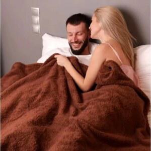 럭셔리 샤기 커플 담요 편안한 침대 낮잠용 디자인 소파 따뜻한 방수 두꺼운 사계절