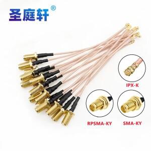 연장 케이블 U.FL IPXRP-SMA 암 커넥터 안테나 RF 피그테일 점퍼 PCI WiFi 카드용 잭RG178