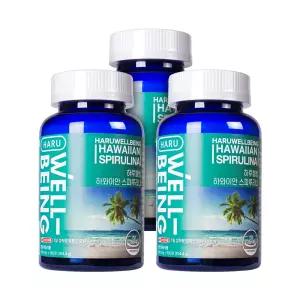 하루웰빙 하와이안 스피루리나 580mg 180정 3개