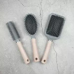 파마 엉킴방지 두피 마사지 볼륨 쿠션 헤어 브러쉬 머리 빗 J7
