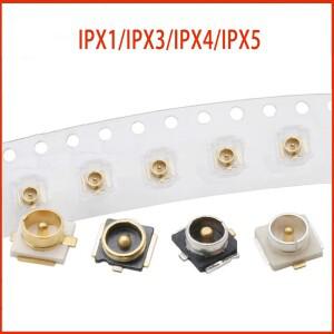10개 IPX1/IPX3/IPX4/IPX5 UFL 시트 IPX 커넥터 U.FL-R-SMT RF 동축 SMD SMT 납땜 PCB 안테나 소켓 잭