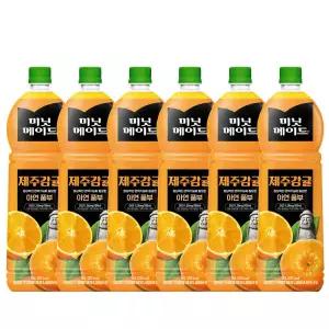 미닛메이드 제주감귤 1.5L X 6개