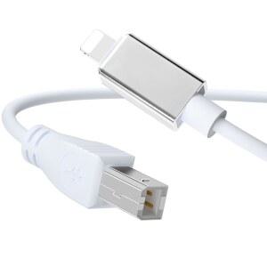 MeloAudio 조명에서 MIDI 케이블, USB 2.0 6.6FT 타입 B OTG 호환 iOS 기기에서 컨트롤러, 전자 음악 악기, 키보드, 녹음 오디오 인터페이스, 마이크