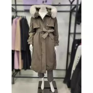 SI 세이브존03 SI 야상형루즈핏 덕 여성패딩 롱코트 BSJHYSH926280KH