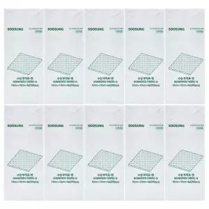수성 부직포 엔 10cm X 10cm X 4P 10팩(2000매) 상처소독 드레싱 거즈 수술처치용