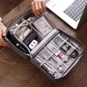 탈부착 방수 케이블 usb 멀티 디지털 외장하드 파우치 케이블파우치 (WD9F85A)