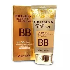 비비크림 럭셔리 50ml 3W 골드 콜라겐 24K 광채피부