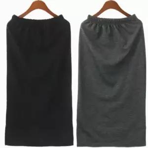 면 일자 활동성 H라인 여자 롱 스커트 옆트임 치마