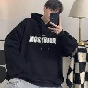 오버핏 기본 기모 후드티 후드 레터링