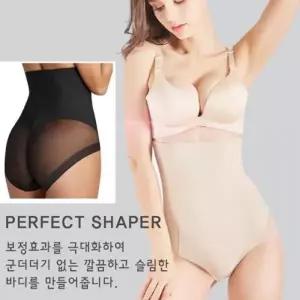 여름용 여성 보정 뱃살 커버 통기성 바디쉐이퍼 거들