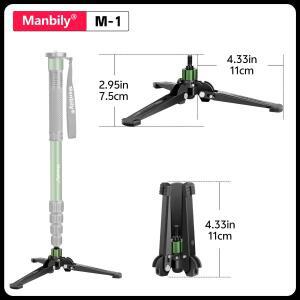 카메라 DSLR 휴대폰 데스크탑 삼각대  어댑터용 3/8인치 나사 모노포드 베이스  M1 스탠드