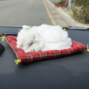 자동차인형 차량용탈취제 화이트냥이 BIG