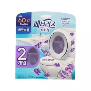 화장실용 비치형 은은한라벤더향 2입