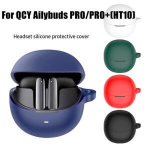 실리콘 케이스 커버 보호용 충격 방지 장치 QCY Ailybuds PRO/PRO+(HT10)용 스크래치 헤드폰 액세서리 쉘