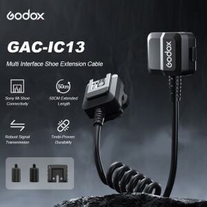 Godox GAC-IC13 /IC4 소니 MI 핫슈 마이크용 오디오 어댑터 연장 케이블 ECM XLR-k3m 디지털 아날로그용