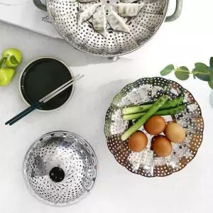 [에스에스리빙]하르딘 국내생산 다용도 스텐 접이식 찜기 특대