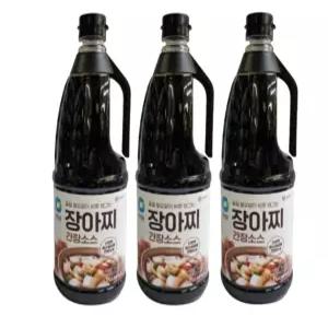 청정원 장아찌 간장 소스 1.7L X 3개